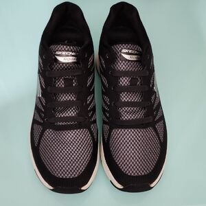 Skechers Air Cooled Arch Fit Black and Gray Sneakers